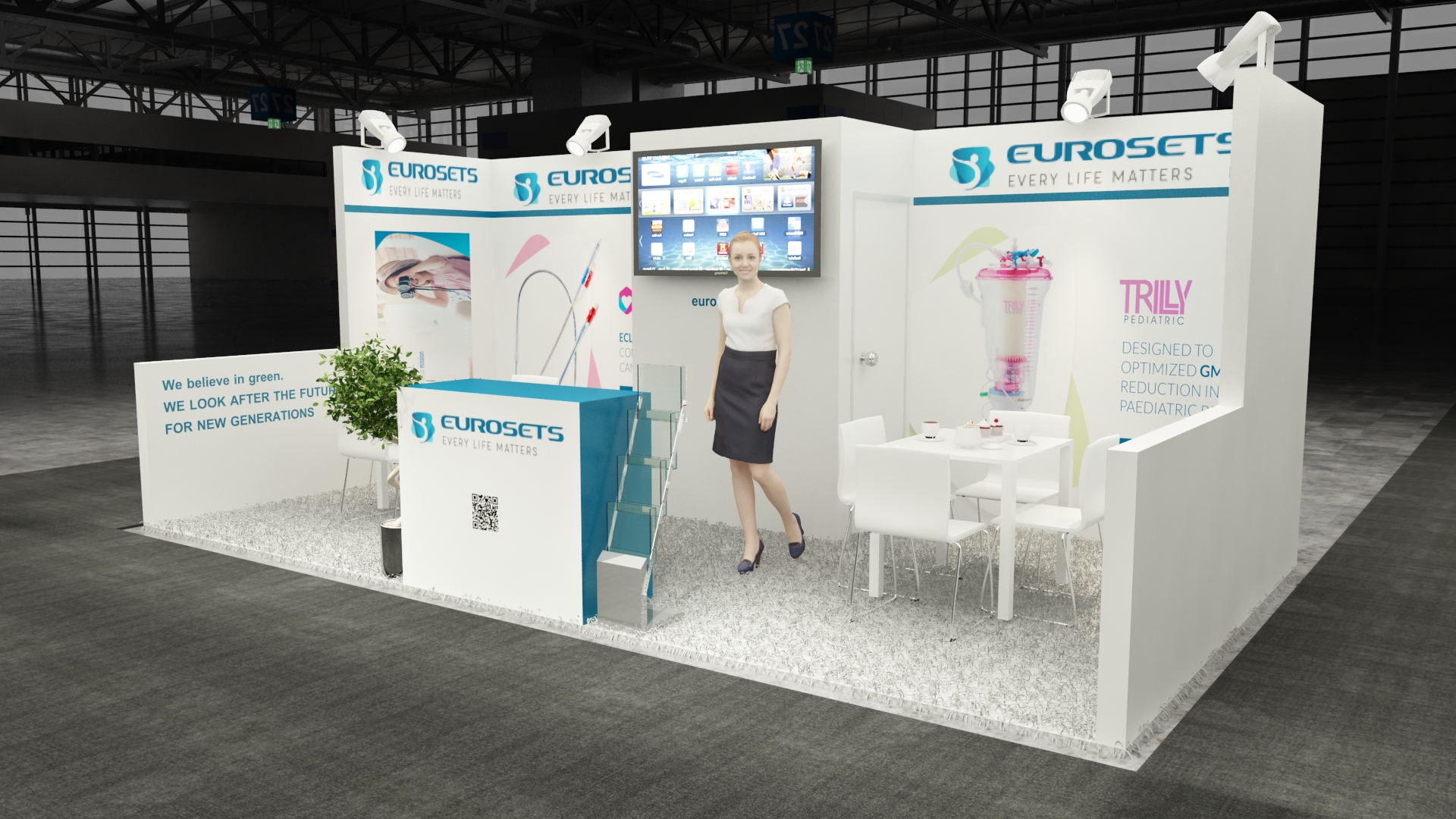 10×20 Exhibit Booth Rental 10-2020
