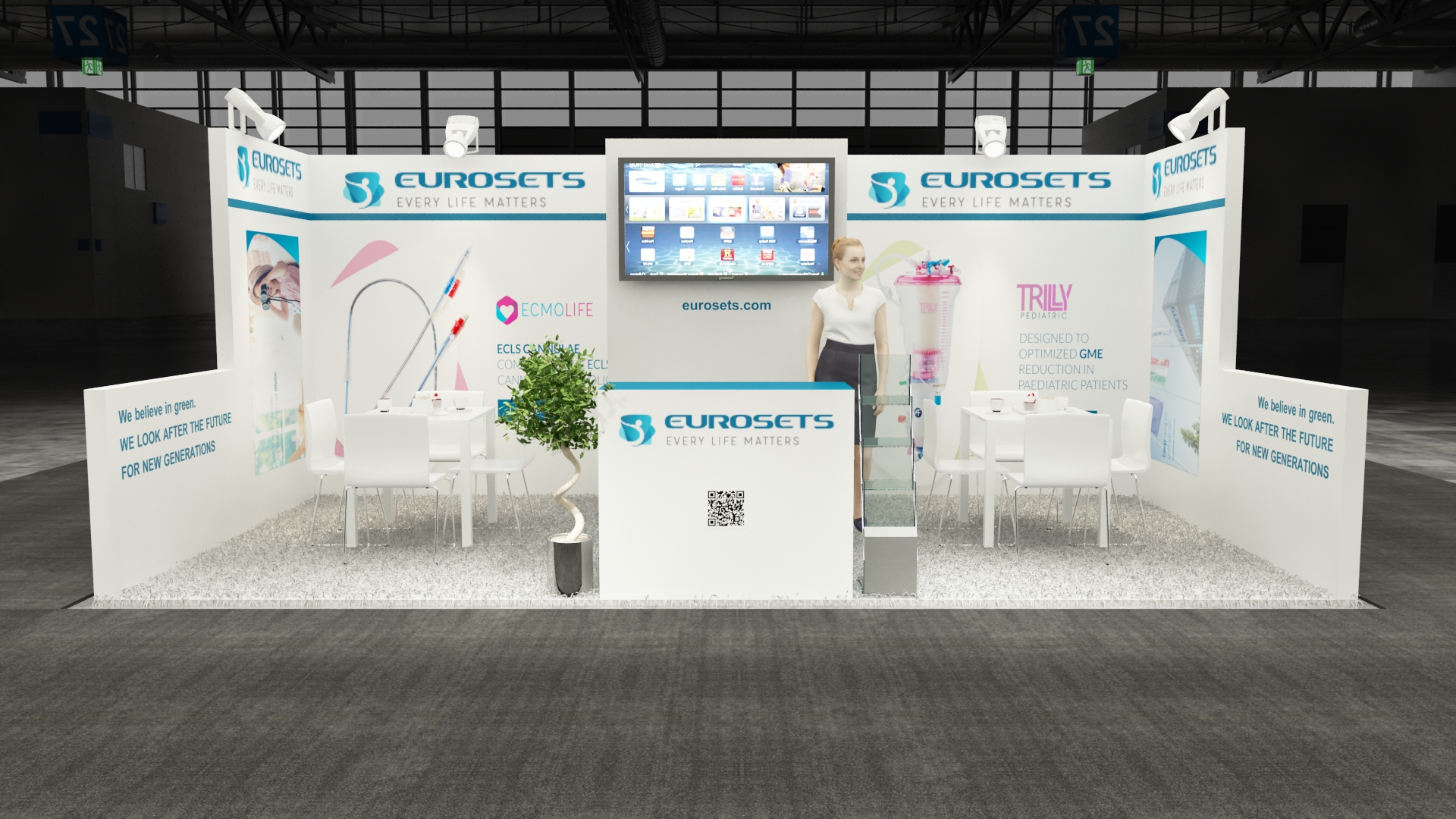 10×20 Exhibit Booth Rental 10-2020