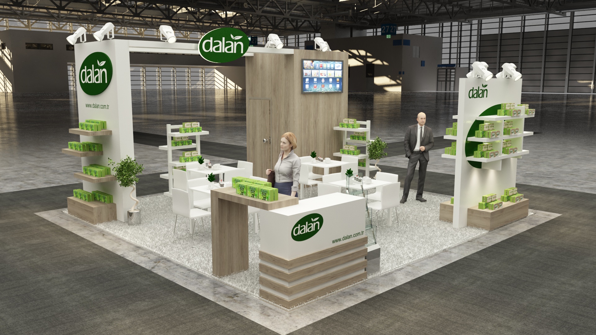 20×30 Exhibit Booth Rental 20-3009
