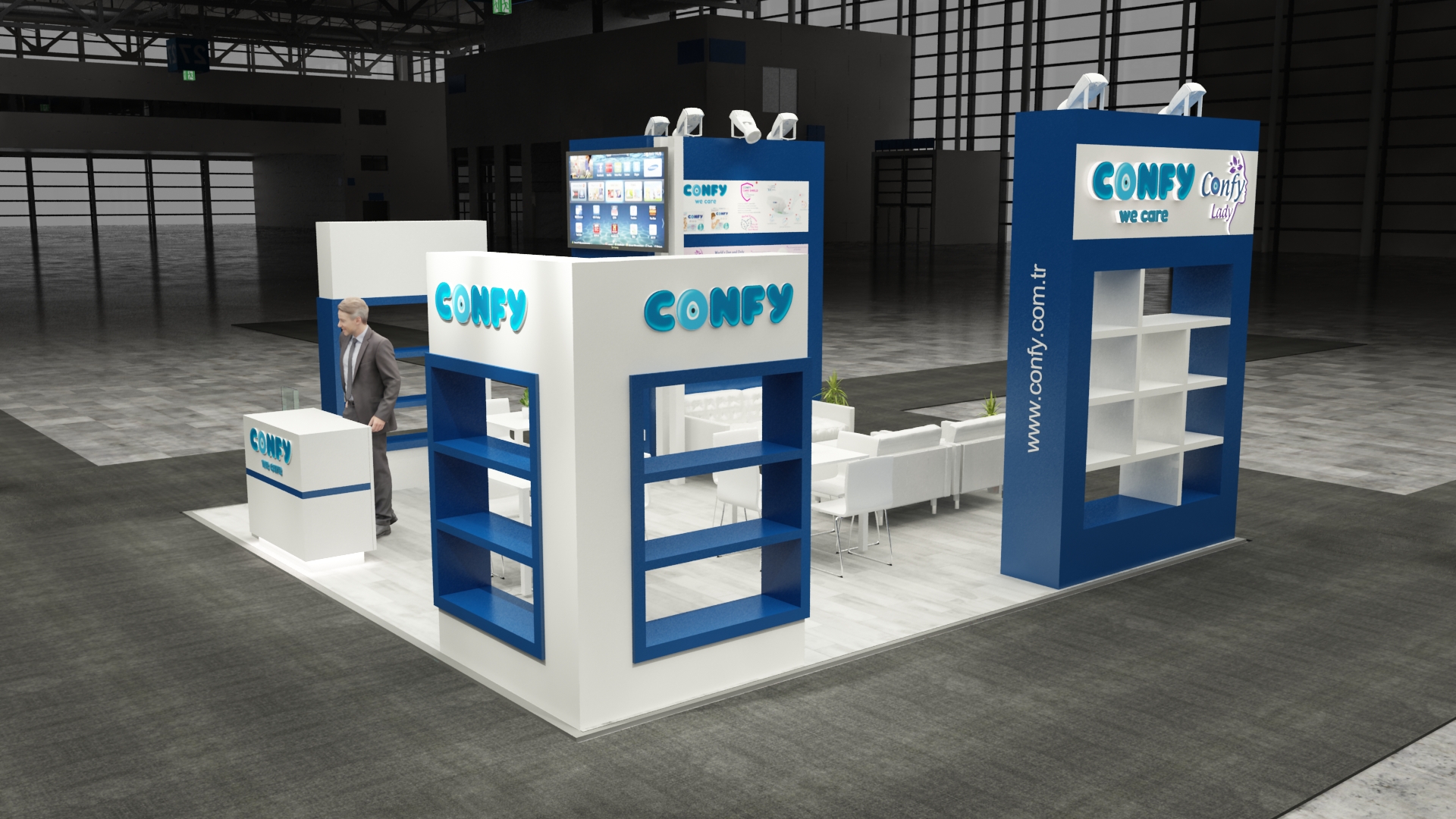 20×20 Exhibit Booth Rental 20-2019