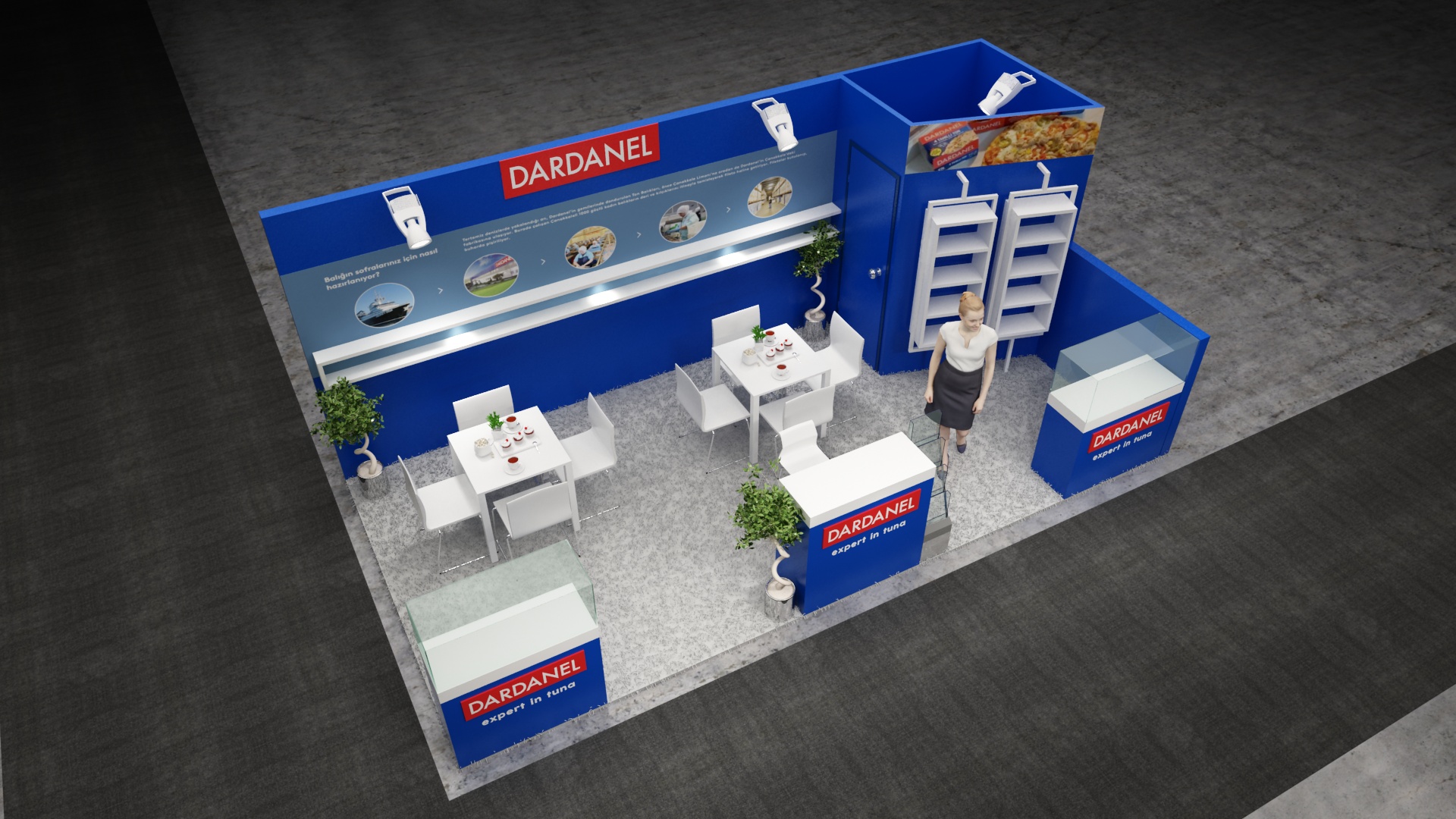 10×20 Exhibit Booth Rental 10-2029