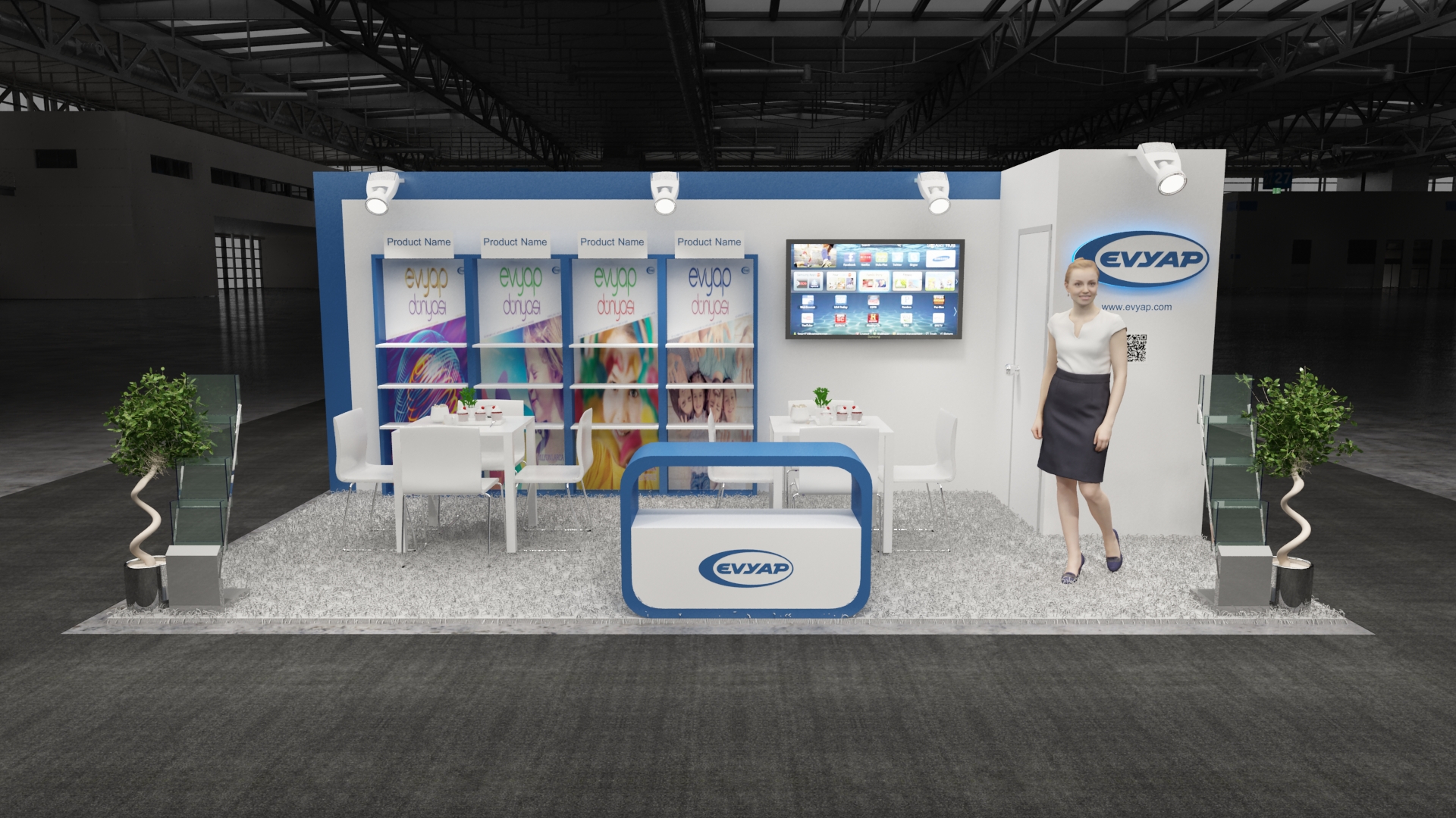 10×20 Exhibit Booth Rental 10-2028