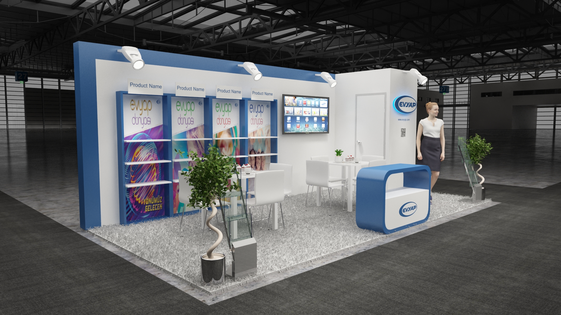 10×20 Exhibit Booth Rental 10-2028