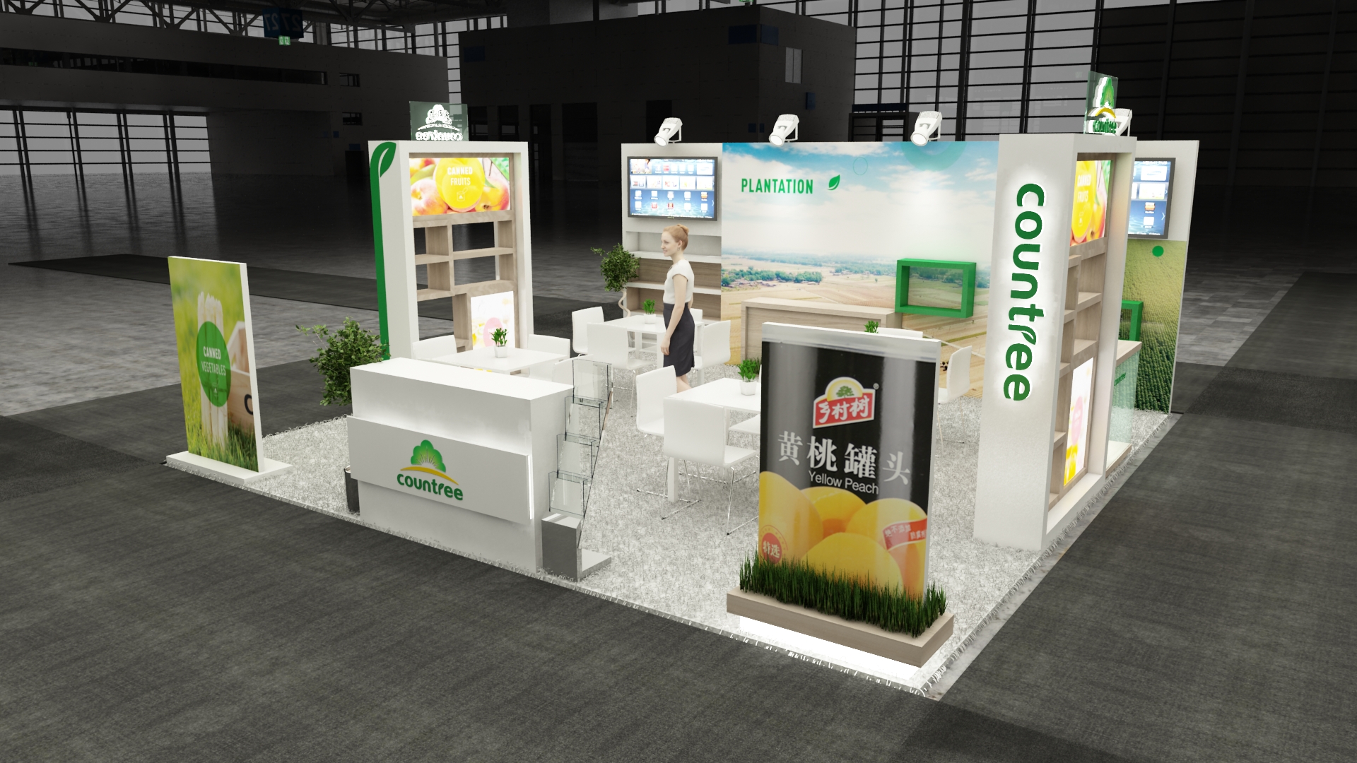 20×20 Exhibit Booth Rental 20-2020