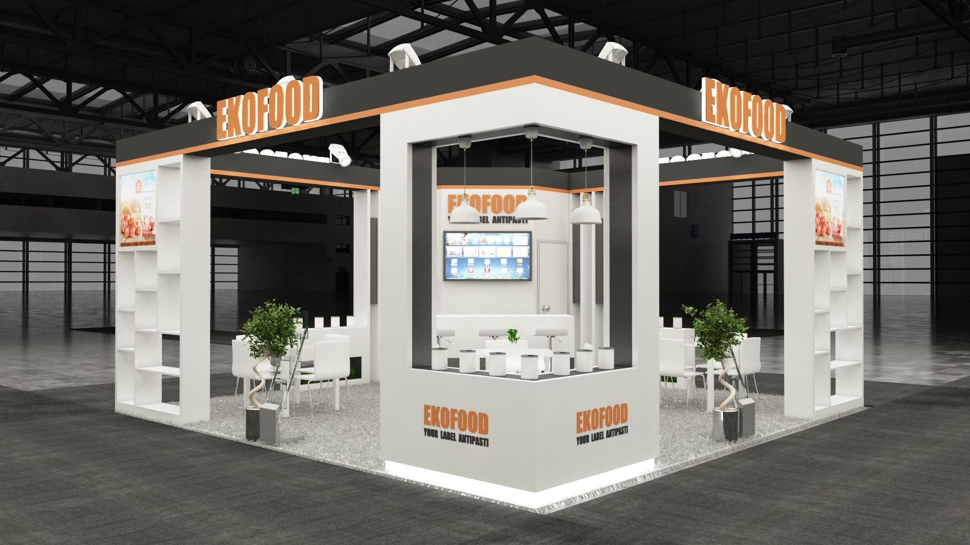 20×20 Exhibit Booth Rental 20-2021