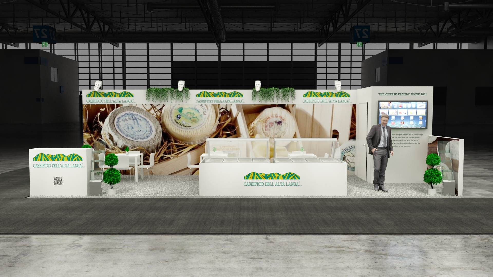 10×30 Exhibit Booth Rental 10-3007