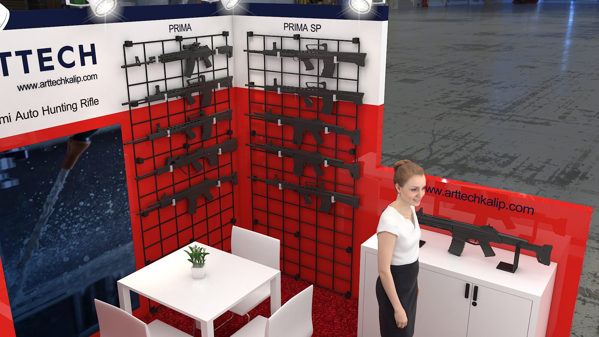 10×10 Exhibit Booth Rental 10-1002