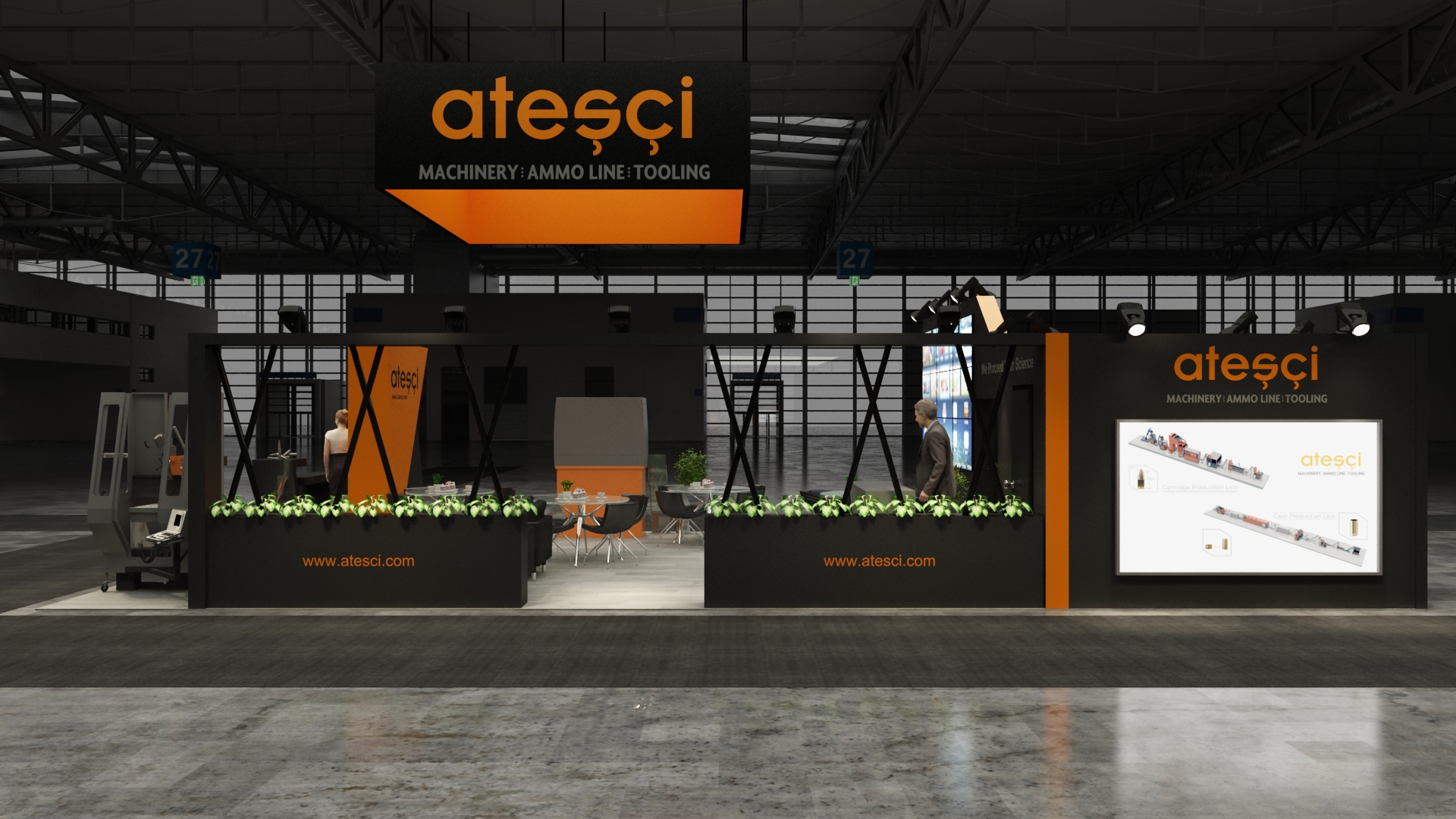 20×40 Exhibit Booth Rental 20-4001