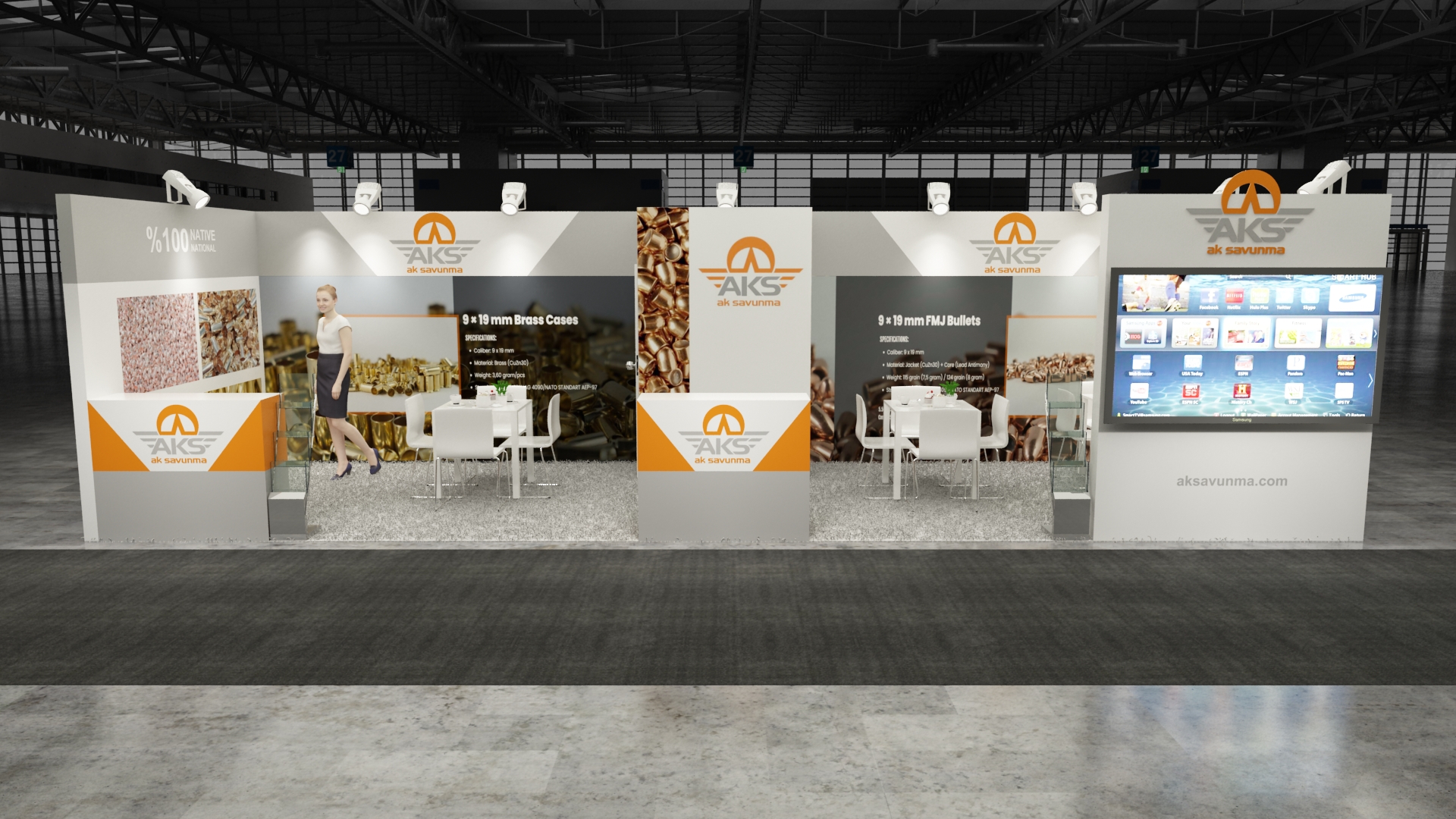 10×20 Exhibit Booth Rental 10-2035