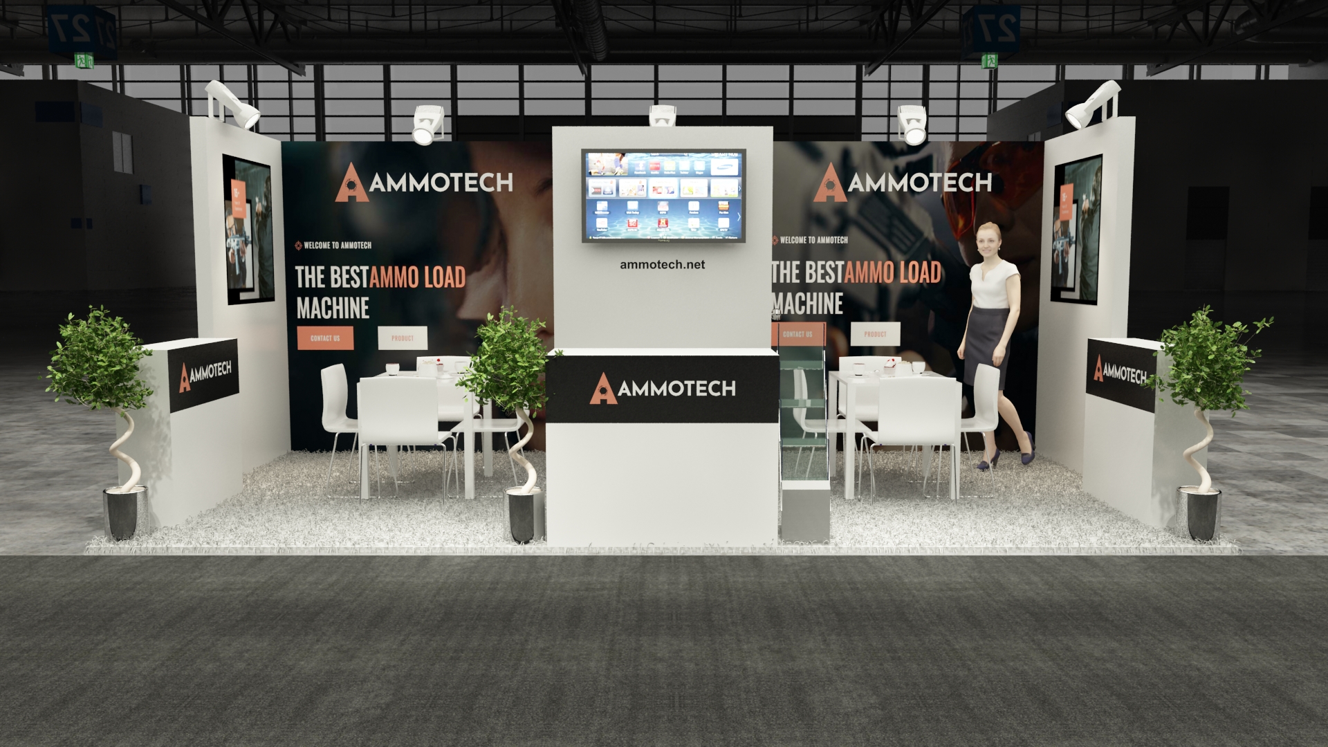 10×20 Exhibit Booth Rental 10-2023