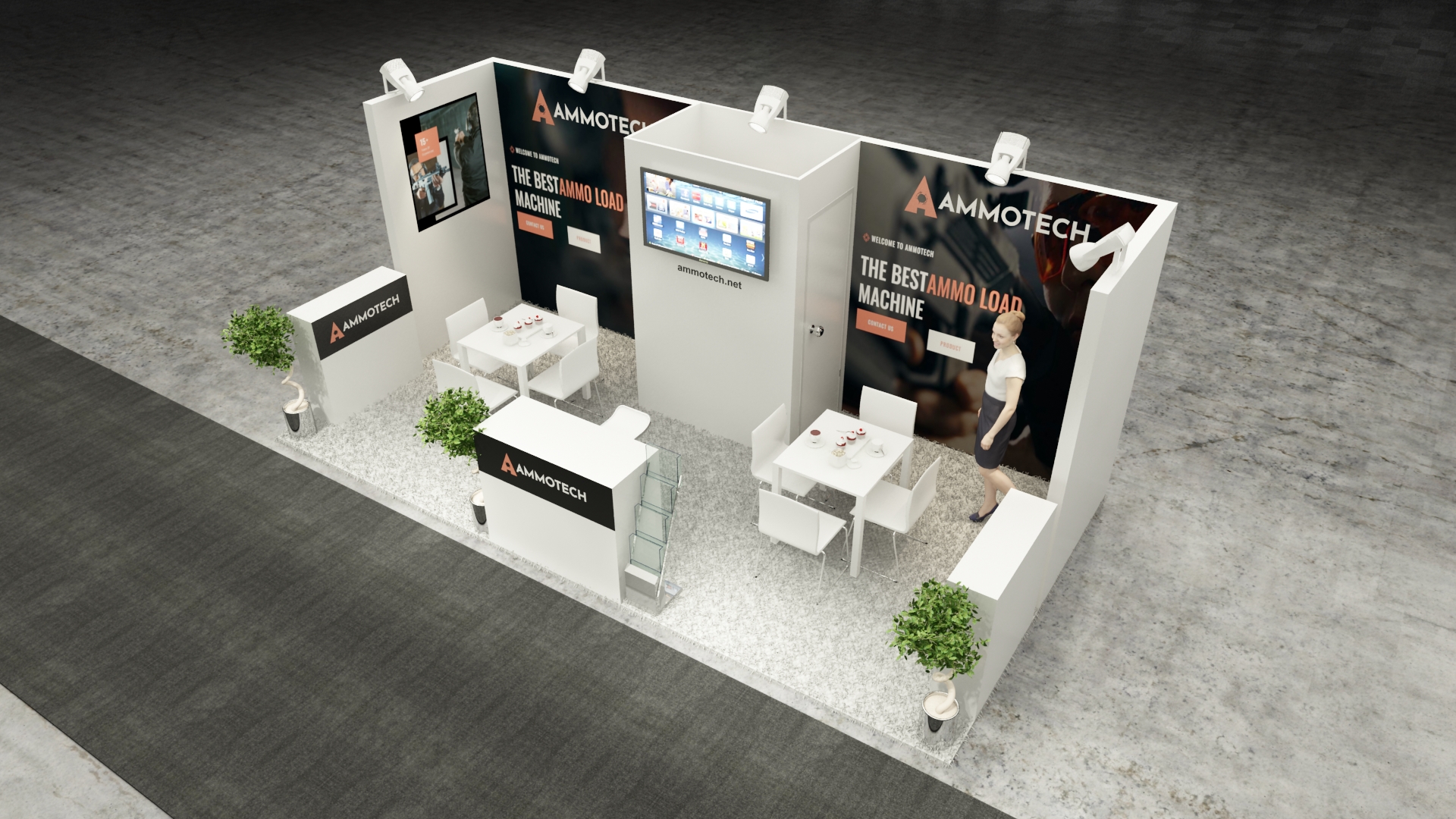 10×20 Exhibit Booth Rental 10-2023