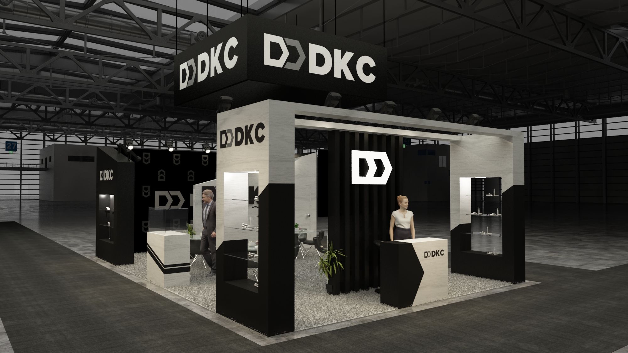 20×30 Exhibit Booth Rental 20-3004