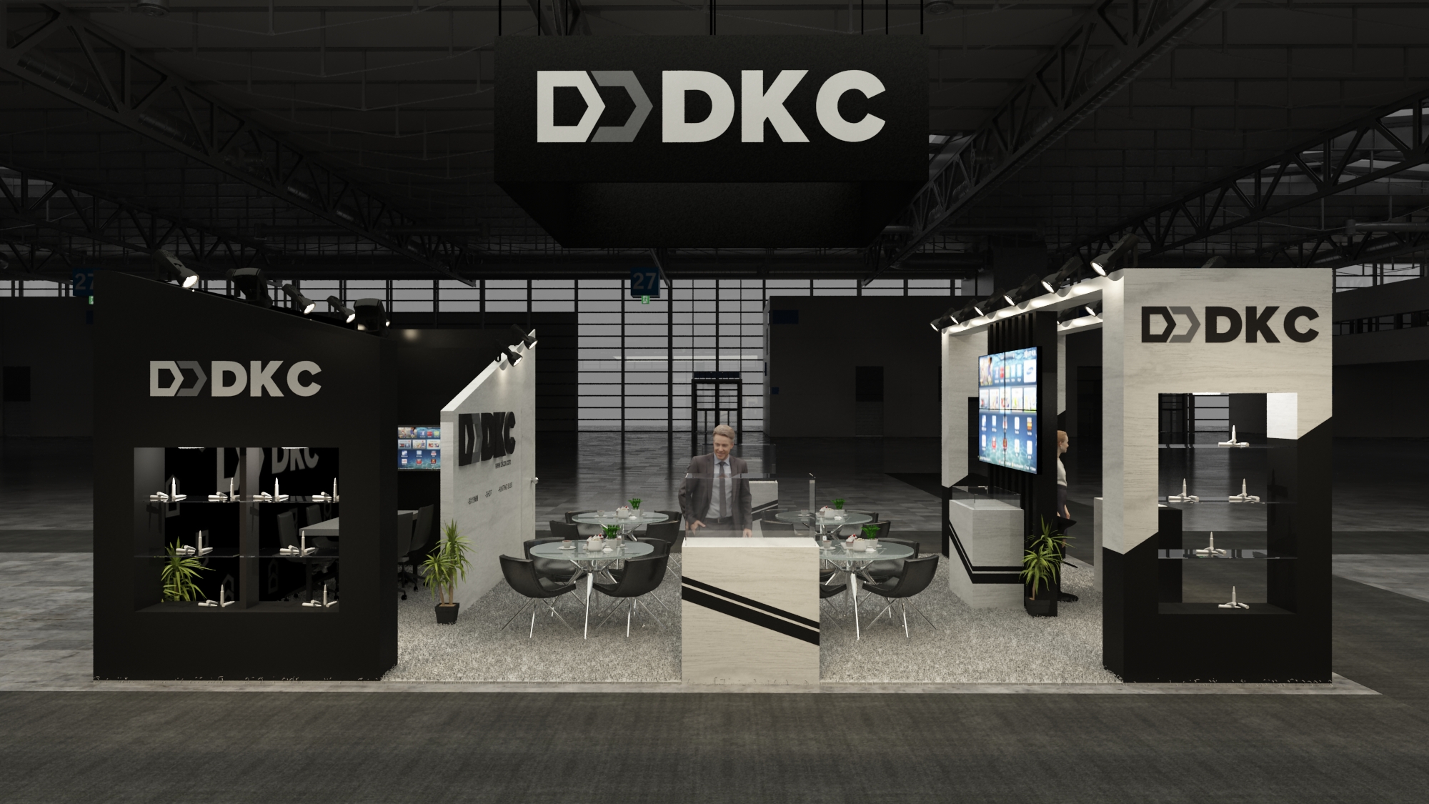 20×30 Exhibit Booth Rental 20-3004
