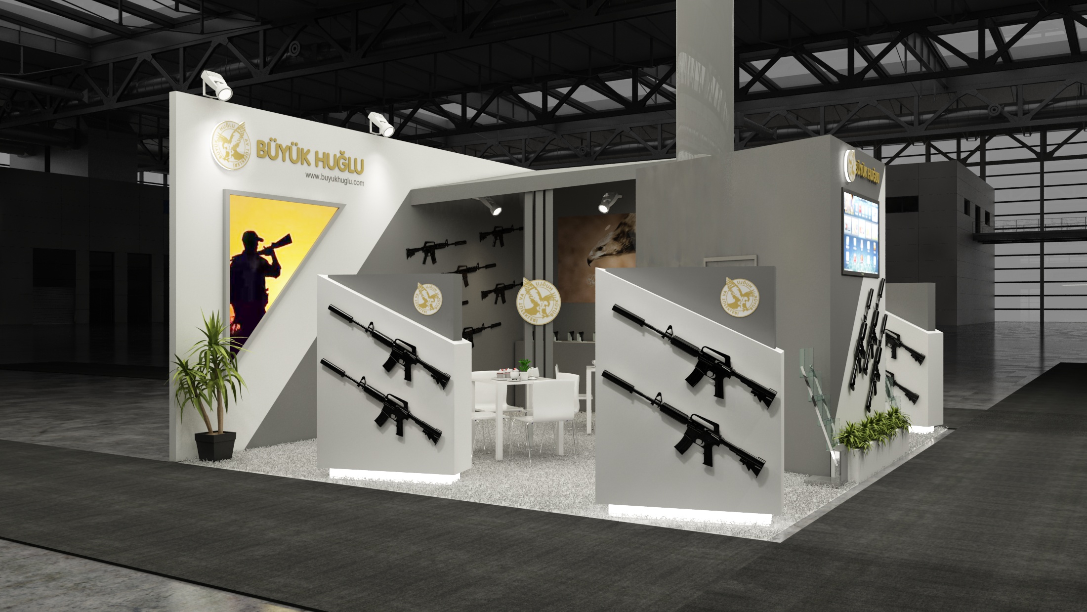 20×22 Exhibit Booth Rental 20-2202