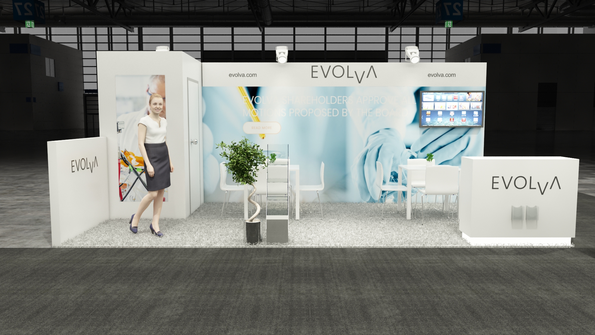 10×20 Exhibit Booth Rental 10-2031