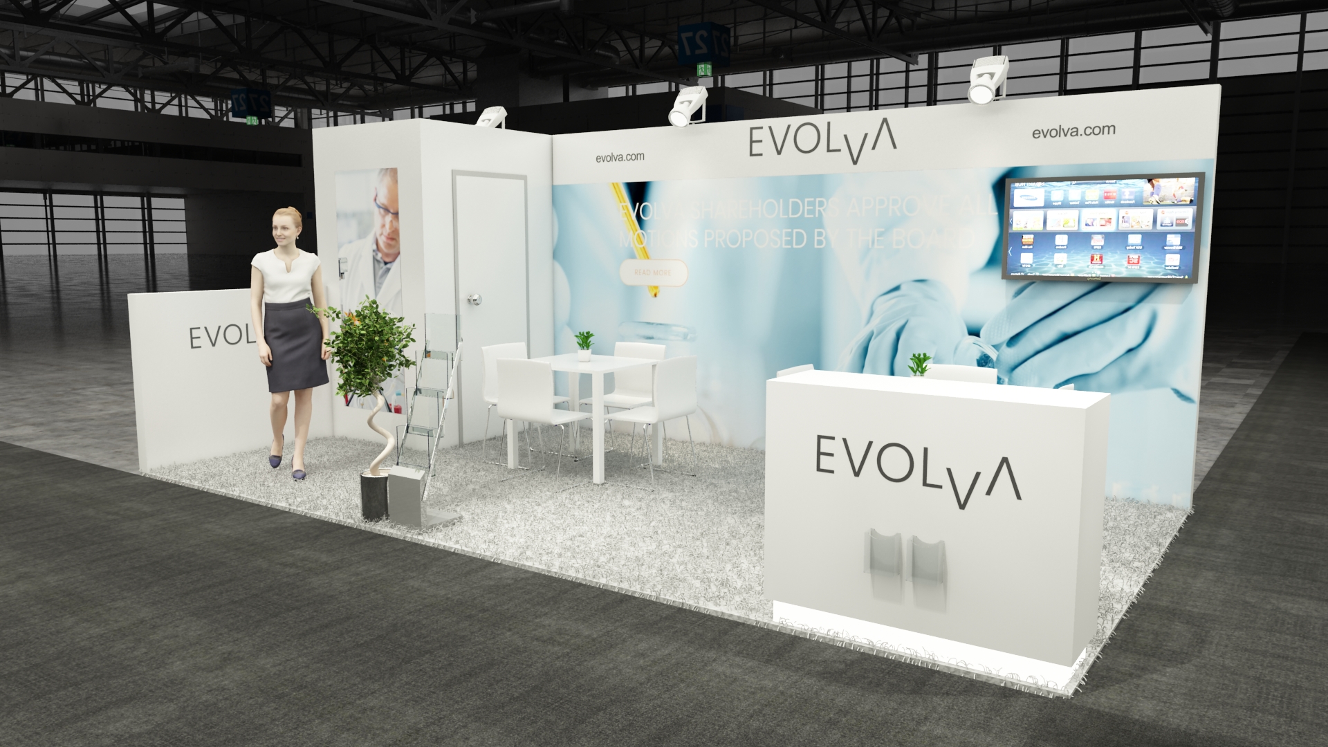 10×20 Exhibit Booth Rental 10-2031