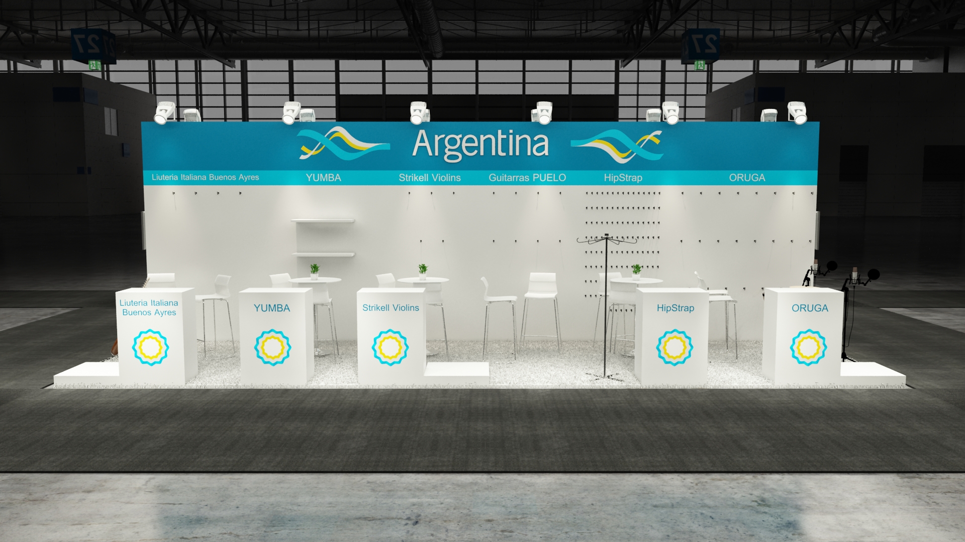 20×30 Exhibit Booth Rental 20-3011
