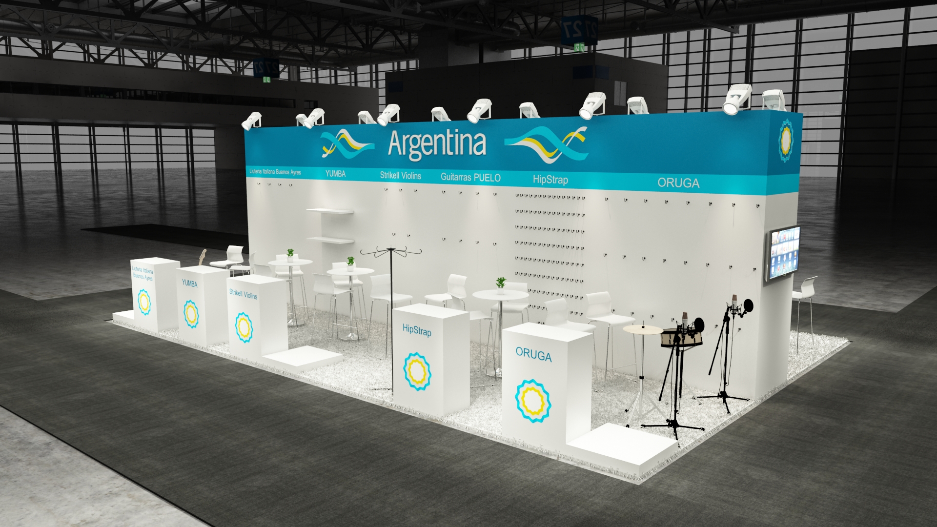 20×30 Exhibit Booth Rental 20-3011