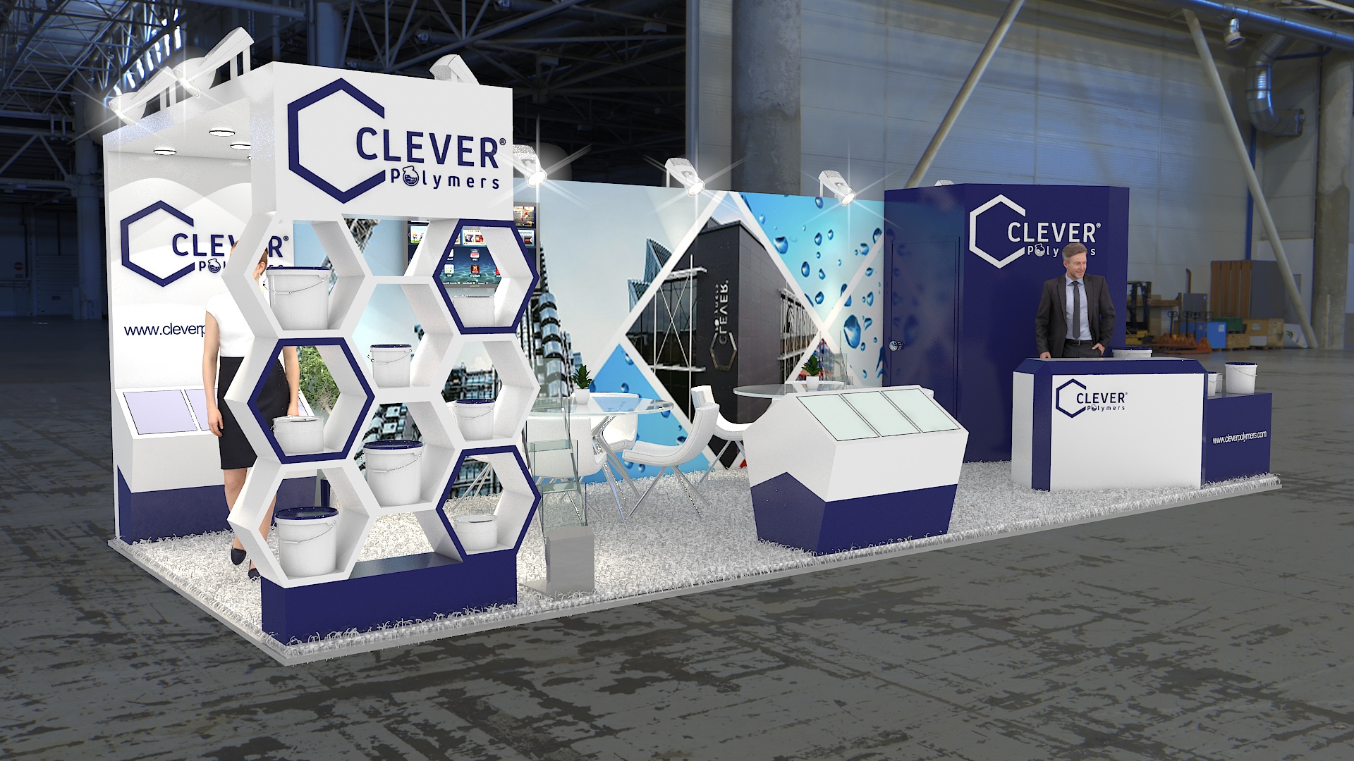 10×20 Exhibit Booth Rental 10-2032