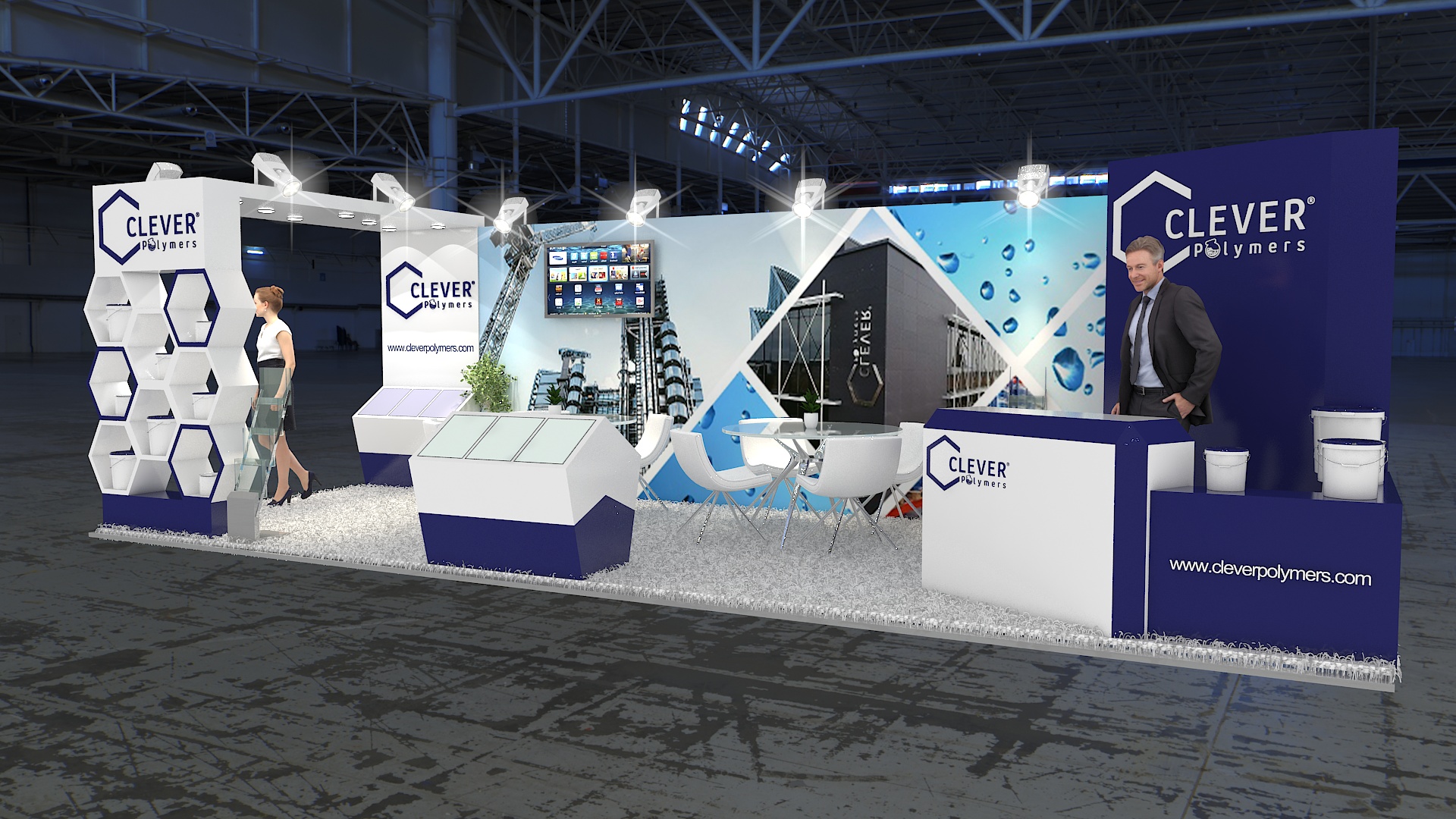 10×20 Exhibit Booth Rental 10-2032