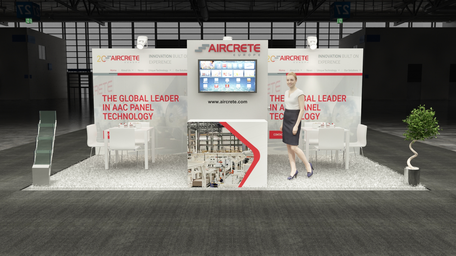 10×20 Exhibit Booth Rental 10-2039
